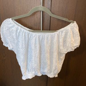 Hollister off the shoulder top